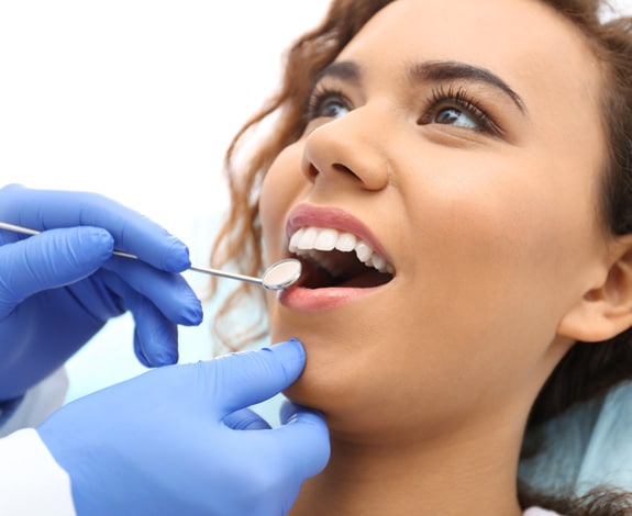 Client at Pearl Dentistry of Butler